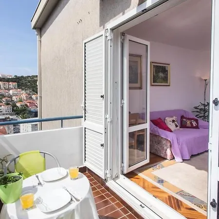 Lia - One Bedroom With Balcony And Sea View شقة دوبروفينك